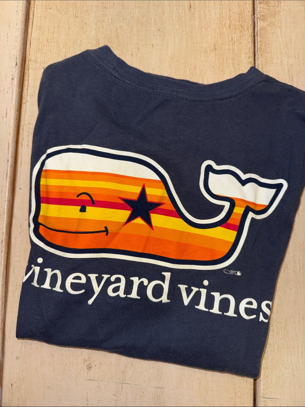 Vineyard Vines Kids - Houston Astros Whale Graphic Tee